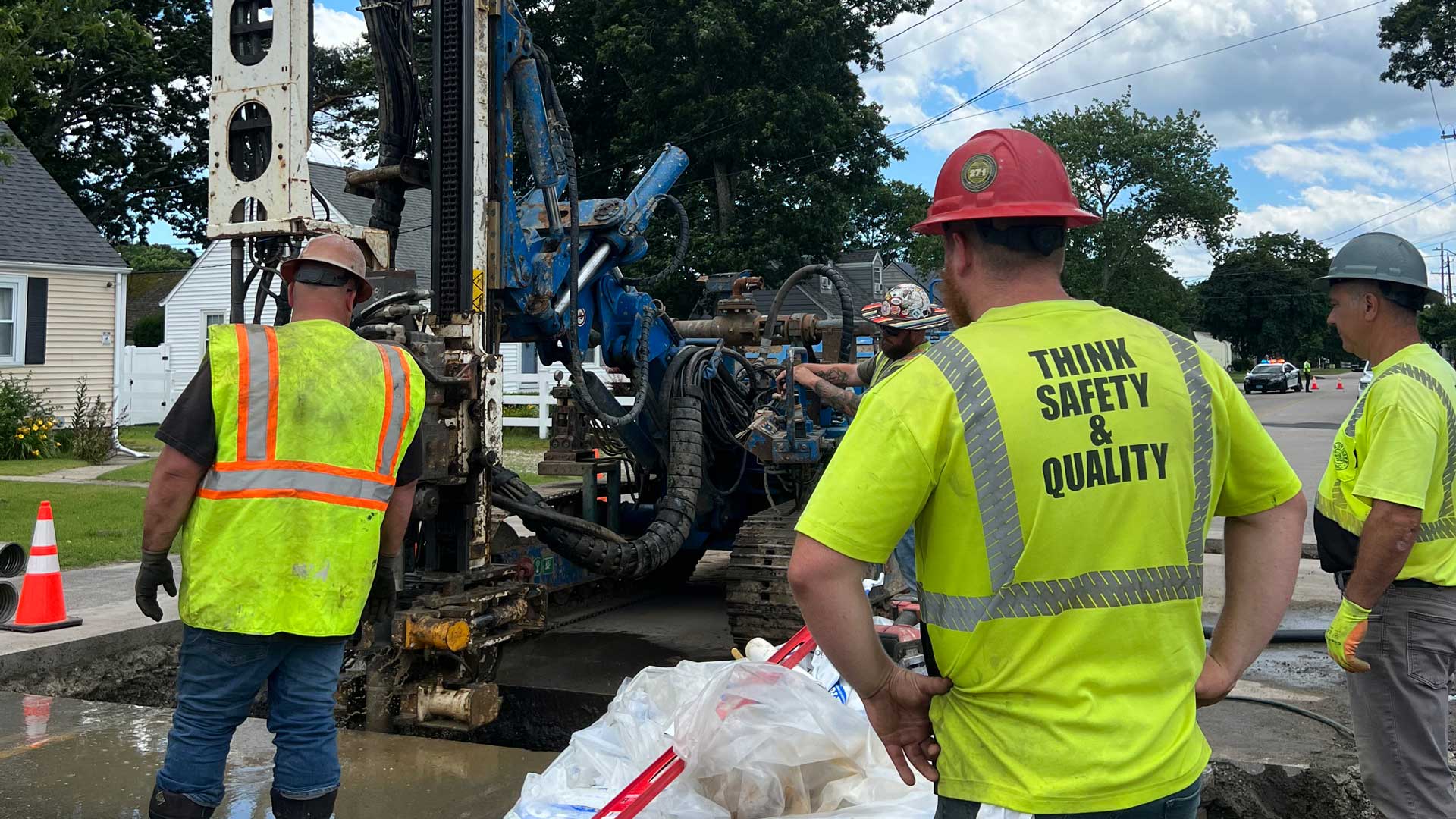 C. B. Utility De-watering work