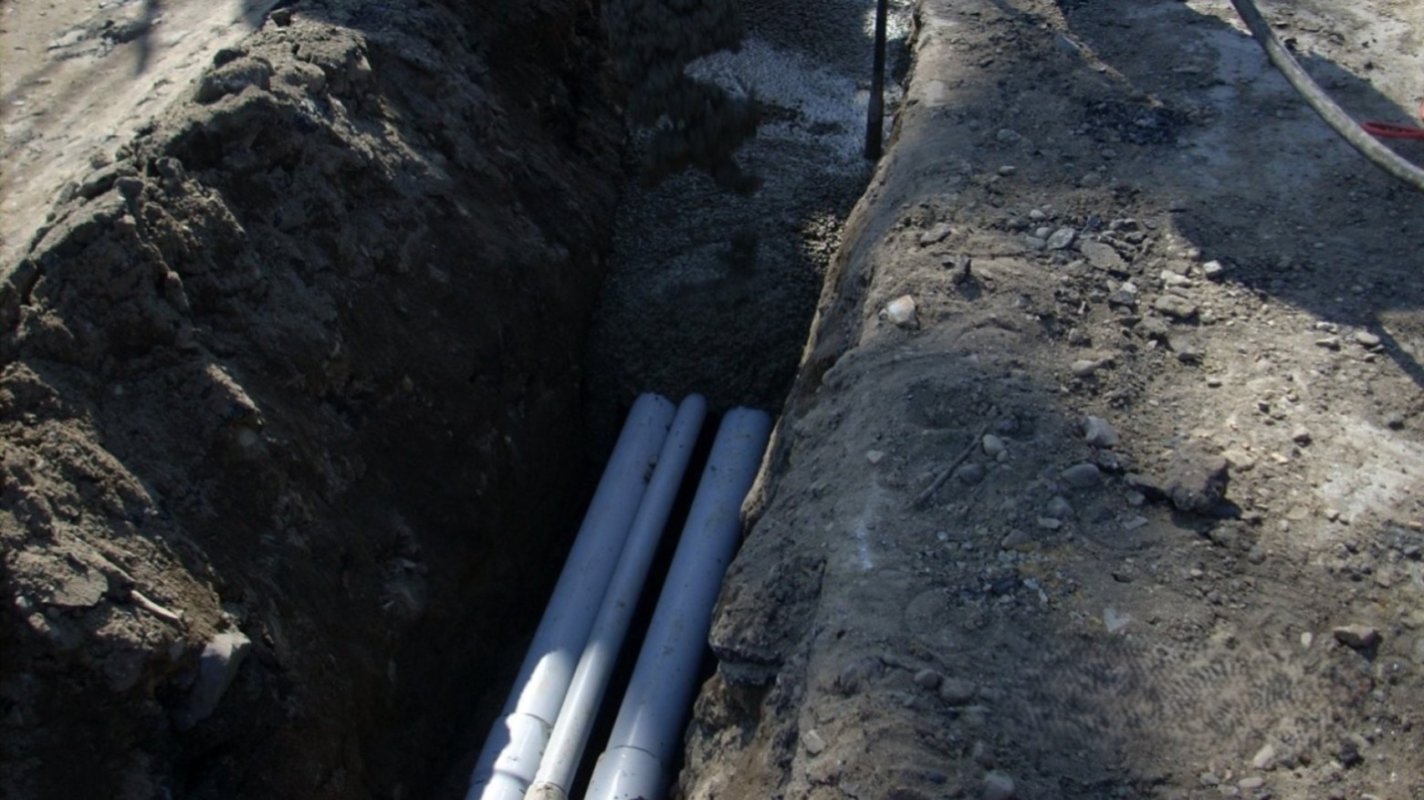 C. B. Utility electrical and telecommunications work