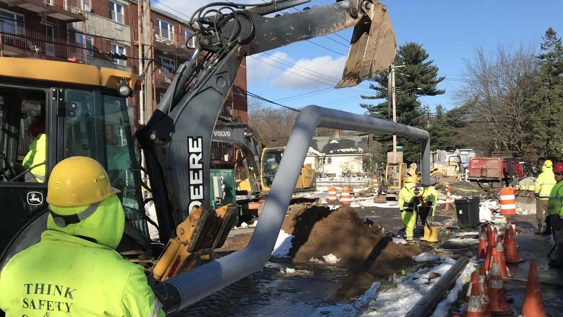 C. B. Utility Gas Main work